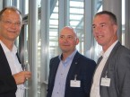 ESA-CEO Giorgio Feitknecht, Autoscout-Director Christoph Aebi und Diego De Pedrini, Sekretär AGVS-Sektion Zürich.